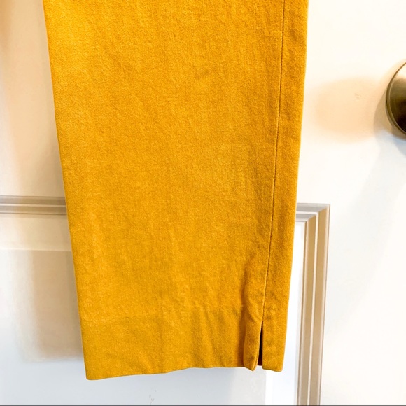Banana Republic Mustard Martin Fit Pants - Picture 4 of 8